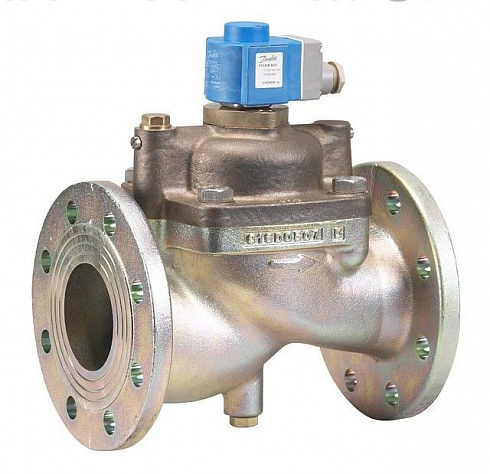 Клапан соленоидный с сервоприводом EV220B, Danfoss