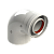 Угловое колено 90° DN60/100, Wolf