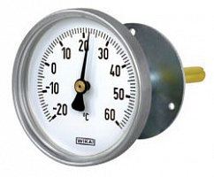 Биметаллический термометр с первичной поверкой, тип  A52.100, Wika