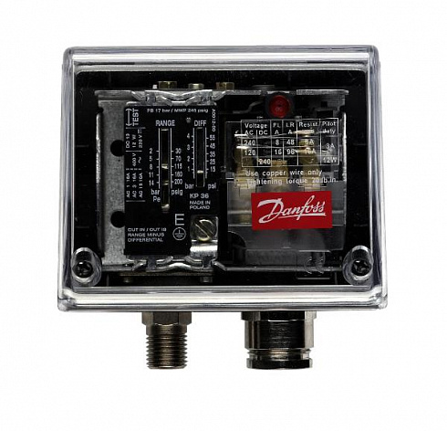 Реле давления KP/KPI в корпусе IP 55, Danfoss