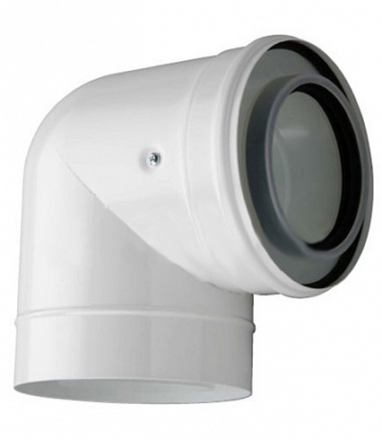 Угловое колено 90° DN60/100, Bosch/Buderus