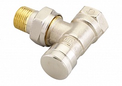 Запорно-регулирующий клапан угловой RLV, Danfoss