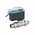 Шаровой кран двухходовой никелированный, HP, с электроприводом, Modulo Compact, Emmeti