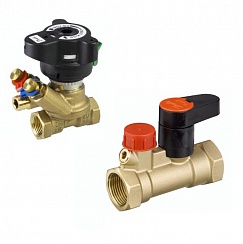 Комплект: балансировочный клапан MSV-BD и запорный клапан MSV-S, Danfoss