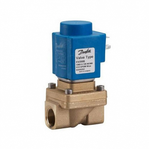 Клапан соленоидный EV250B, Danfoss. В комплекте с катушкой.