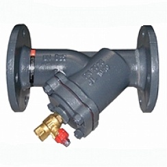 Фильтр сетчатый фланцевый FVF со сливным краном, Danfoss