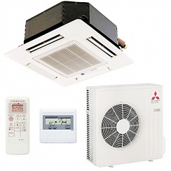 Кондиционер  SLZ-KA50 VA+SLP-2ALW/ SUZ-KA50VA INVERTER кассетный 4-х поточный