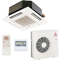 Кондиционер  SLZ-KA50 VA+SLP-2ALW/ SUZ-KA50VA INVERTER кассетный 4-х поточный