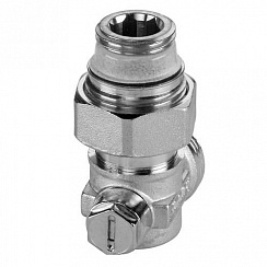 Одиночные узлы нижнего подключения к радиаторам 1/2"BP, Meibes