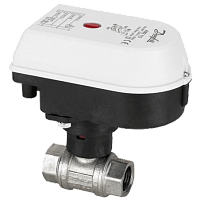 Шаровой кран двухходовой никелированный, BP, с электроприводом, AMZ112, Danfoss