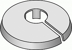 Декоративное кольцо, белое, Uponor